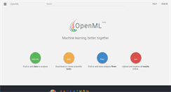 Desktop Screenshot of openml.org
