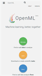 Mobile Screenshot of openml.org